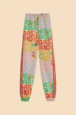 Farm Rio Adidas Farm Trackpants Pearl Citrine -Farm Rio Dress Shop HS1182 06