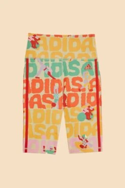 Farm Rio Adidas Farm Bike Short Pearl Citrine -Farm Rio Dress Shop HS1186 06