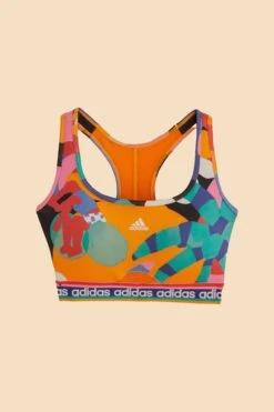 Farm Rio Farm Medium-Support Bra Bold Green / Better Scarlet -Farm Rio Dress Shop HS1187 06