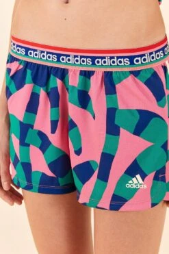 Farm Rio Adidas Farm Pacer Shorts Magenta -Farm Rio Dress Shop HS1197 03