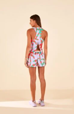 Farm Rio Adidas Farm Pacer Shorts Purple 10 Farm Rio Adidas Farm Pacer Shorts Purple -Farm Rio Dress Shop HS1198 03