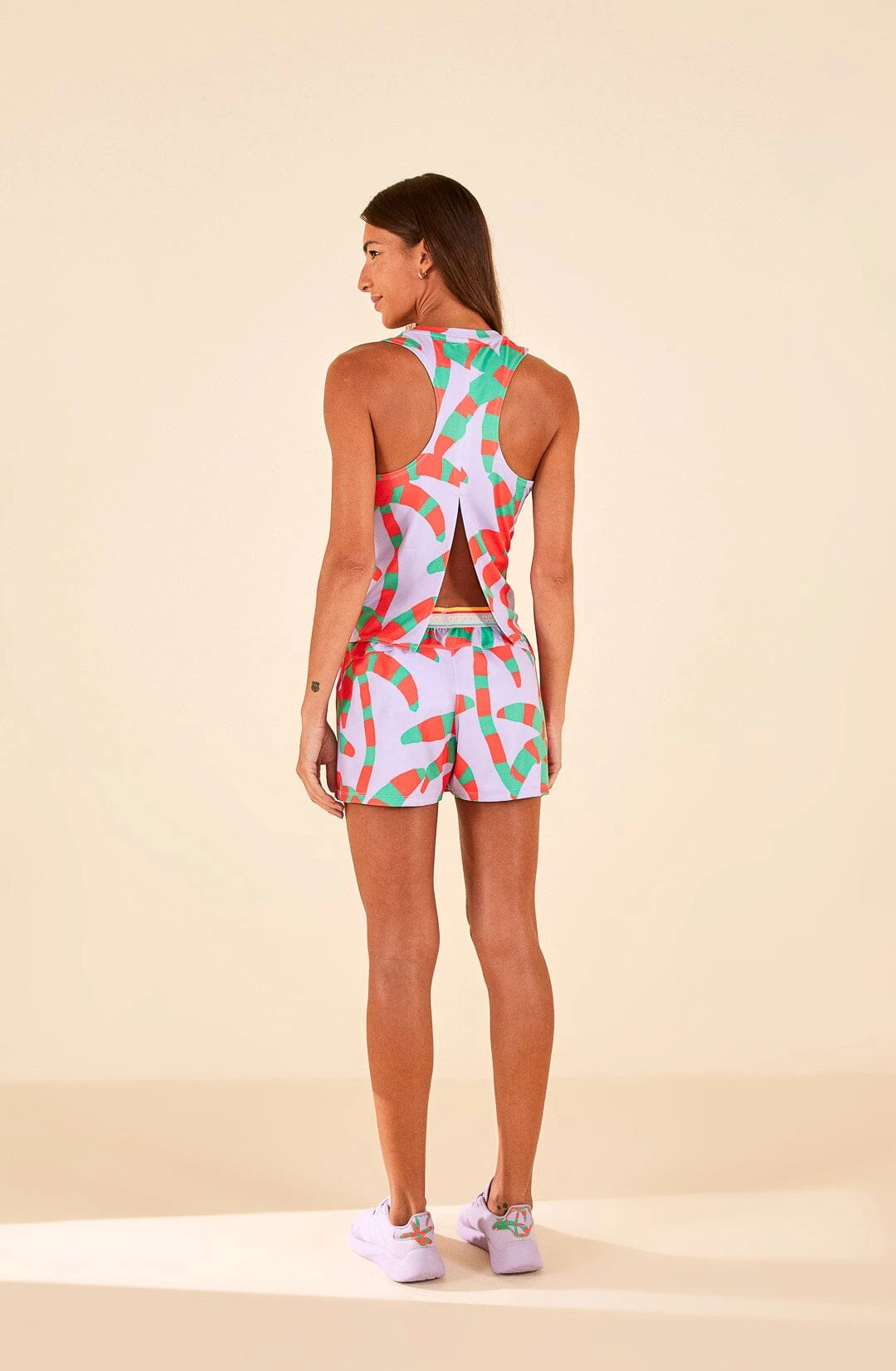 Farm Rio Adidas Farm Pacer Shorts Purple 6 Farm Rio Adidas Farm Pacer Shorts Purple - Image 4