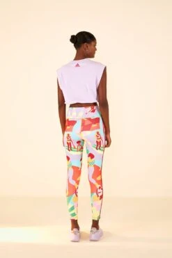 Farm Rio Adidas Farm Sleeveless Tee Purple -Farm Rio Dress Shop HS1202 04