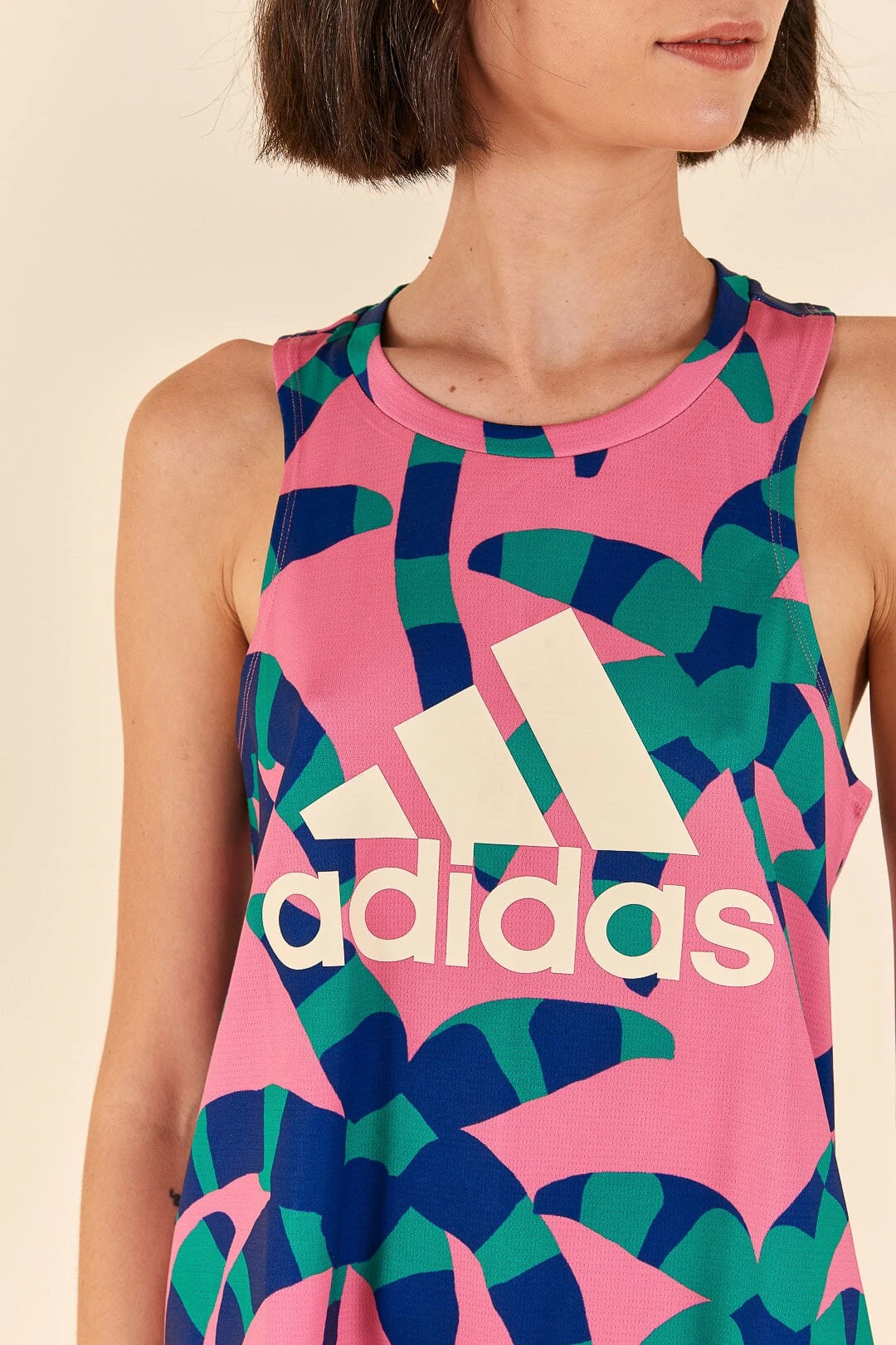 Farm Rio Adidas Farm Tank Top Green 5 Farm Rio Adidas Farm Tank Top Green - Image 3
